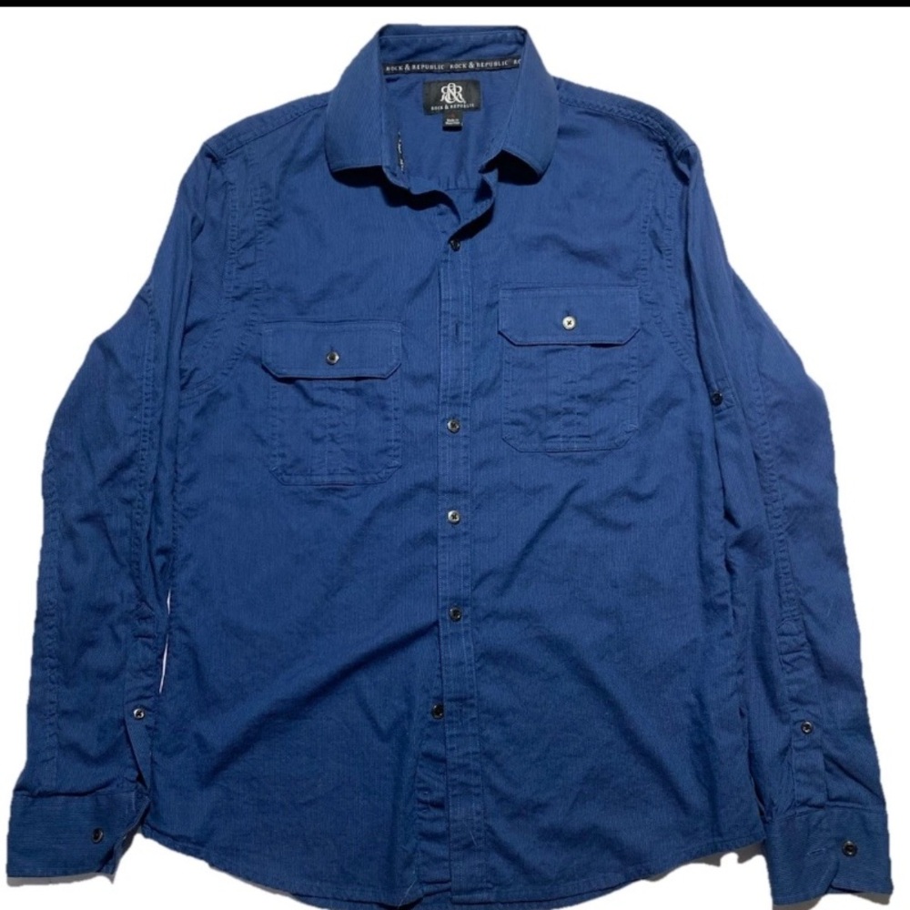 Rock & Republic Royal‎ Blue Polo Shirt